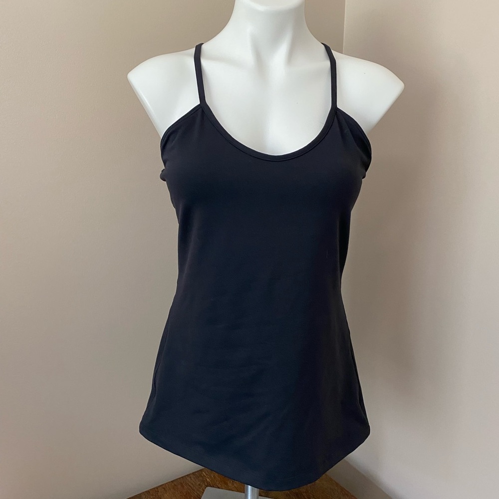 ETHONA Womens Tank Top Athletic Built In Bra NWOT